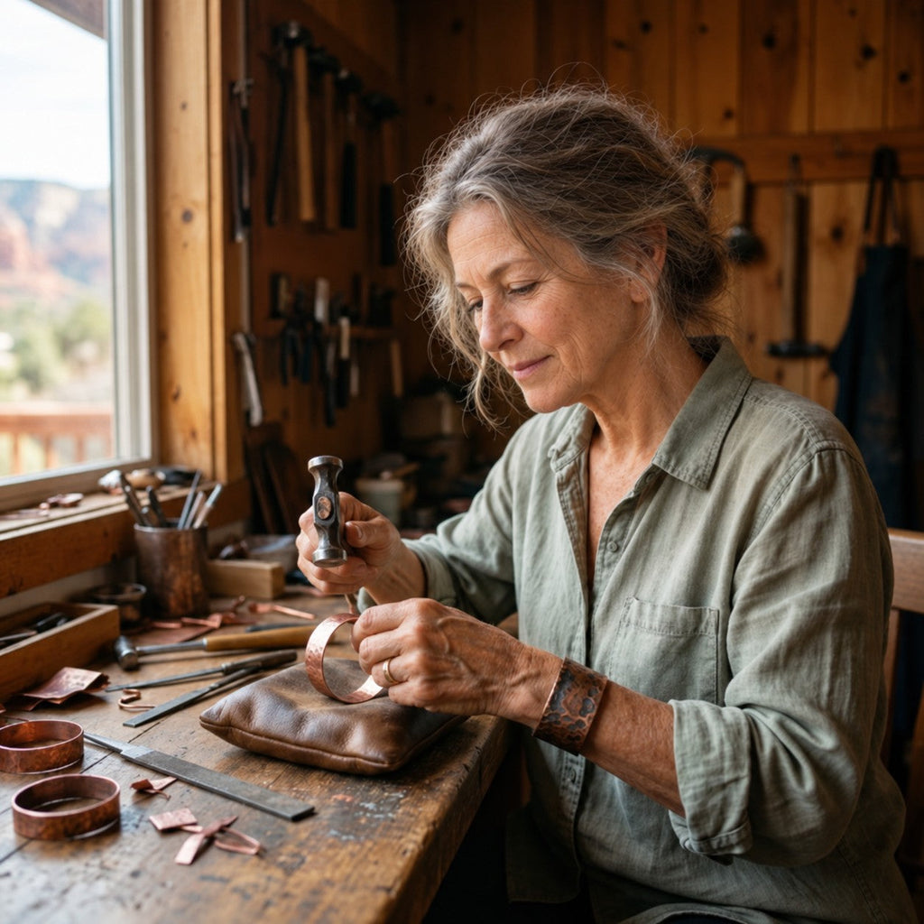 Bransoletka Miedziana Zięba