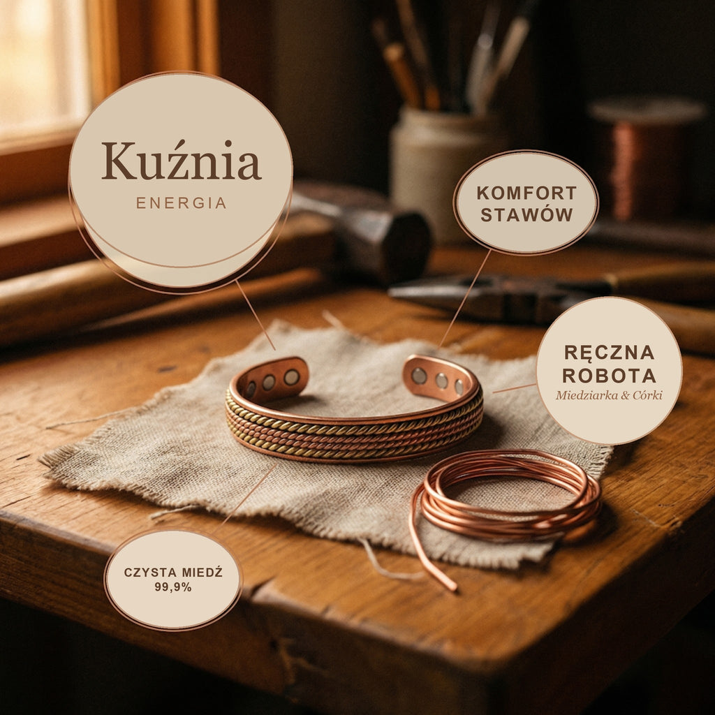 Bransoletka Miedziana Kuźnia