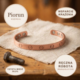 Bransoletka Miedziana Piorun