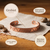 Bransoletka Miedziana Grzbiet