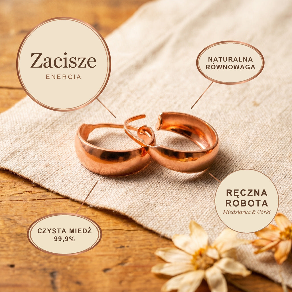 Kolczyki Miedziane Zacisze