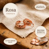 Kolczyki Miedziane Rosa