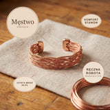 Bransoletka Miedziana Męstwo