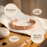 Bransoletka Miedziana Księżyc
