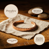 Bransoletka Miedziana Przypływ