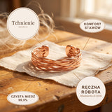 Bransoletka Miedziana Tchnienie